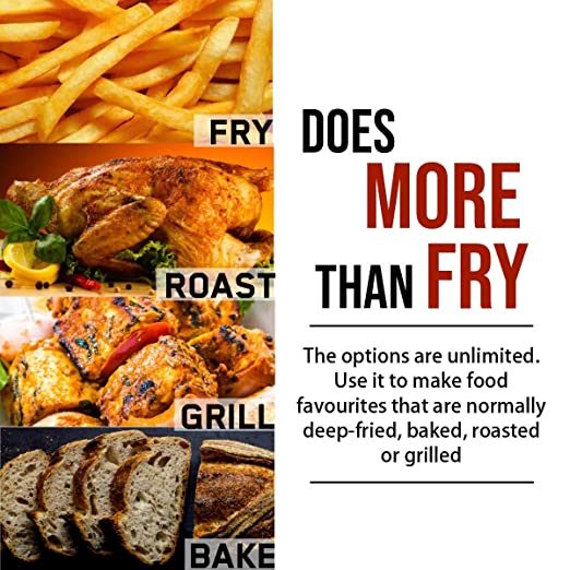 INALSA Air Fryer Nutri Fry Digital 4.2L|Imported Premium Range|Designed In Europe With International Health & Safety Standards|1400W with Smart AirCrisp Technology|Free Recipe book|2Yr Warranty INALSA Air Fryer Nutri Fry Digital 4.2L|Imported Premium Range|Designed In Europe With International Health & Safety Standards|1400W with Smart AirCrisp Technology|Free Recipe book|2Yr Warranty